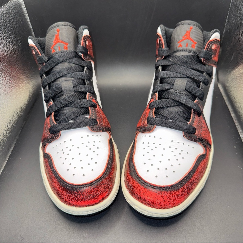 Size 4.5Y - Jordan 1 SE Mid Wear-Away, FB0568-006, Clean, With OG Box, Preowned